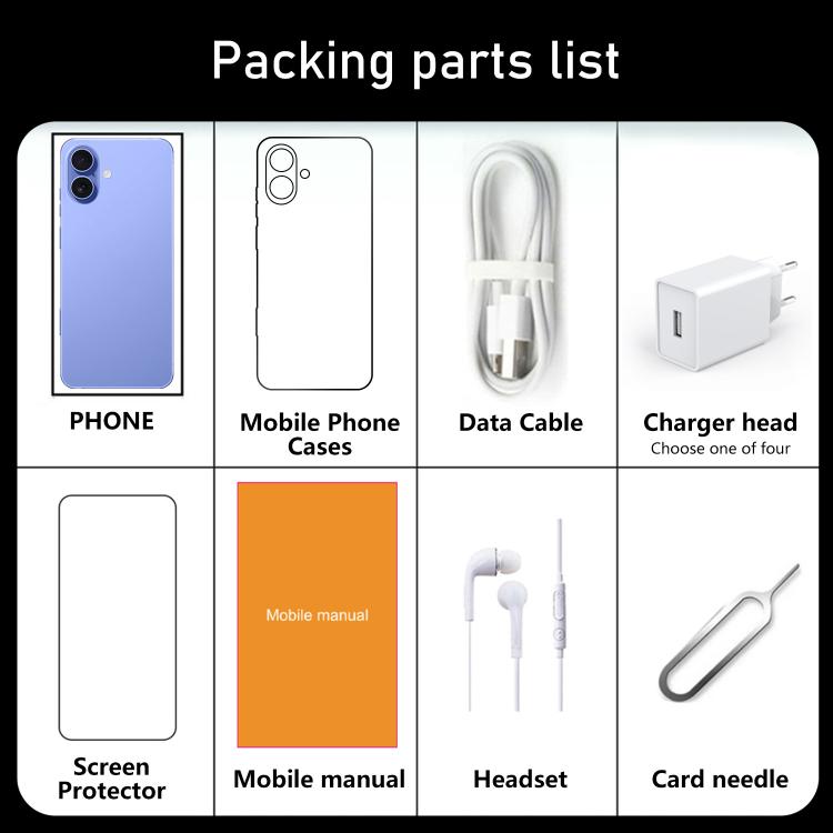 I16 Plus / RAi5, 3GB+64GB, 6.56 inch Android 10 MTK6739 Quad Core, Network: 4G, Dual SIM, Plug:EU Plug(White) - free shipping - PMc TechLife - Order now!