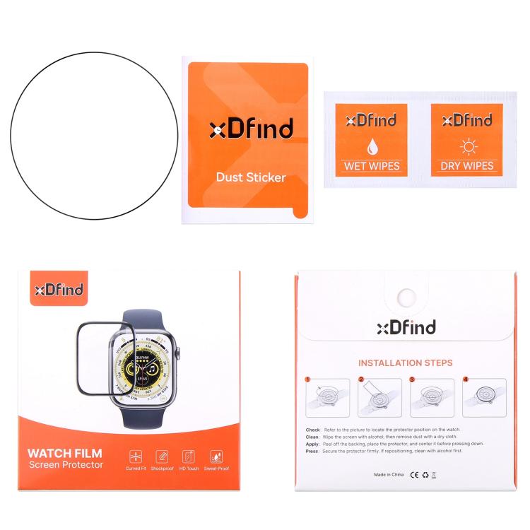 For Garmin Venu 2pcs xDfind Curved 3D Composite Material Soft Film Screen Protector - free shipping - PMC TechLife - Order now!