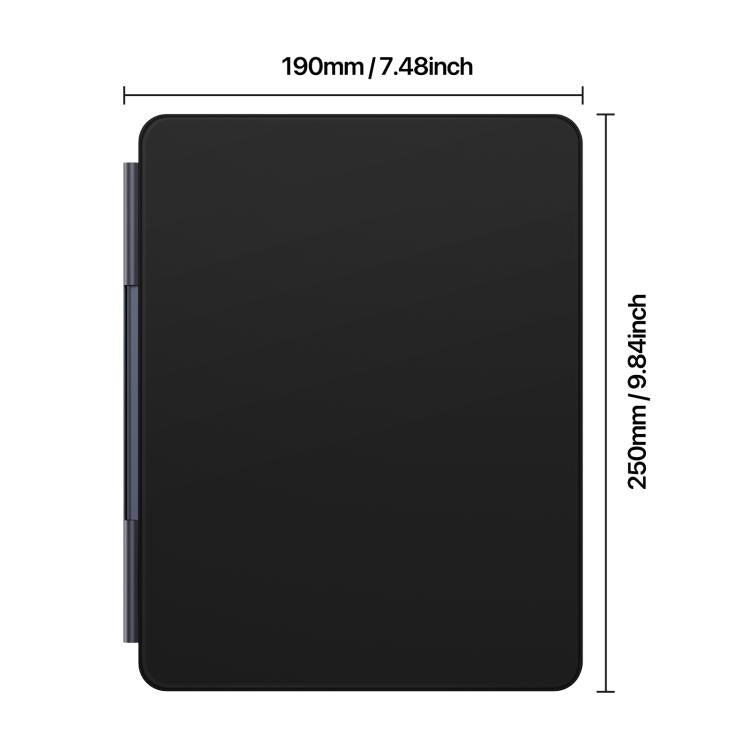 For iPad 2025 / 2022 DUX DUCIS MK Pro Series Floating Magnetic Keyboard Tablet Leather Case(Black) - free shipping - PMC TechLife - Order now!