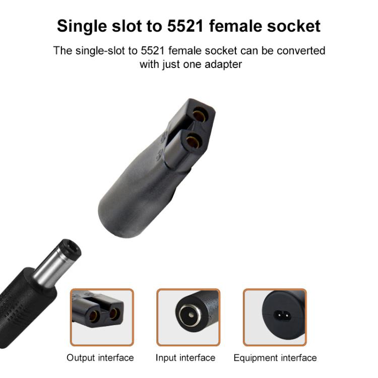8pcs / Set DC 5.5 x 2.1mm Female to Shaver Interface Charging Adapter Converter - free shipping - PMC TechLife - Order now!