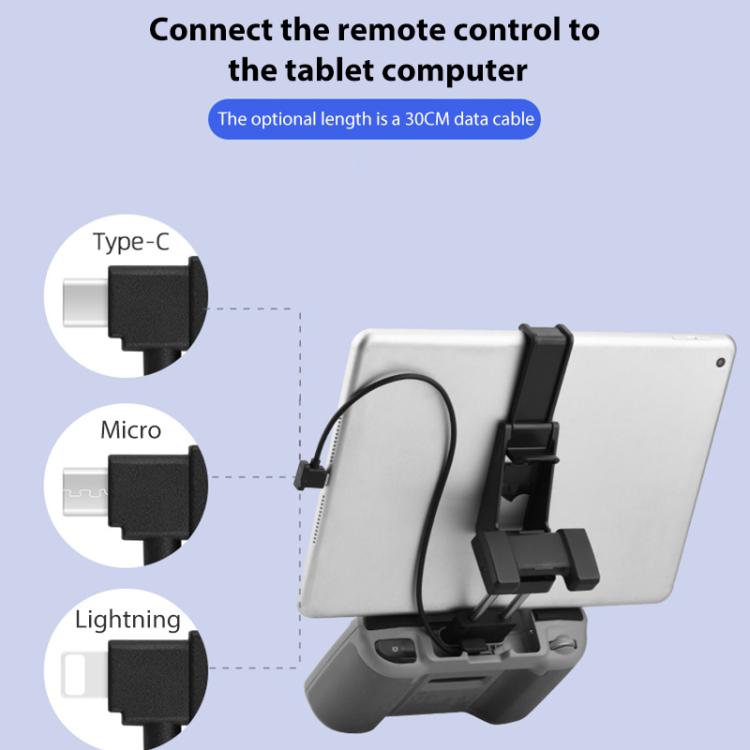 BRDRC Converting Data Cable for DJI Mini 4 Pro / Mavic 3 / Air 2 / Air 2S, Type:30cm Type-C to 8 Pin - free shipping - PMC TechLife - Order now!