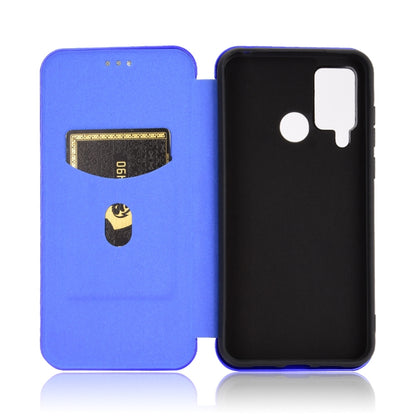 For DOOGEE N20 Pro Carbon Fiber Texture Horizontal Flip TPU + PC + PU Leather Case with Card Slot(Blue) - More Brand by PMC Jewellery | Online Shopping South Africa | PMC Jewellery | Buy Now Pay Later Mobicred