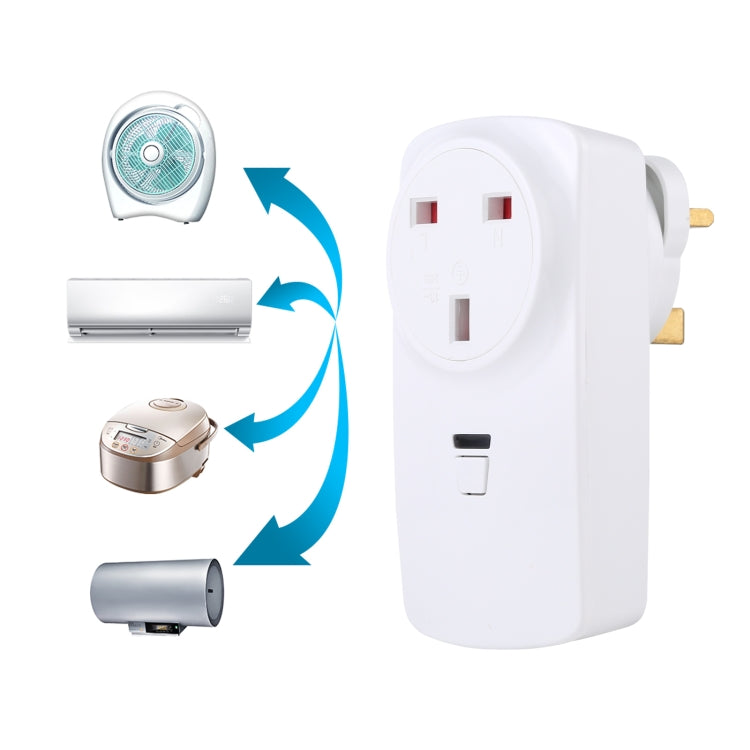 AK-DL220 220V Smart Wireless Remote Control Socket with Remote Control, Plug Type:UK Plug - Smart Socket by PMC Jewellery | Online Shopping South Africa | PMC Jewellery | Buy Now Pay Later Mobicred