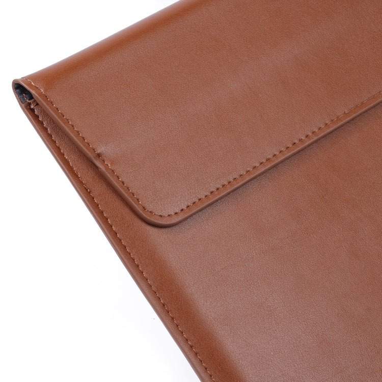 PU Leather Ultra-thin Envelope Bag Laptop Bag for MacBook Air / Pro 11 inch, with Stand Function(Wine Red) - free shipping - PMC Jewellery - Order now!