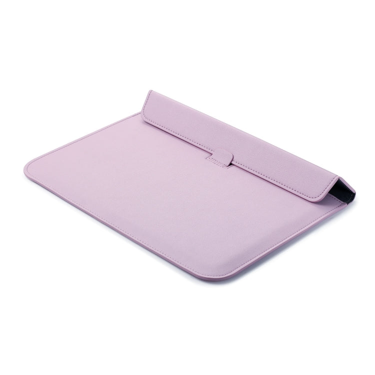 PU Leather Ultra-thin Envelope Bag Laptop Bag for MacBook Air / Pro 13 inch, with Stand Function(Pink) - Protective Bags by PMC Jewellery | Online Shopping South Africa | PMC Jewellery | Buy Now Pay Later Mobicred
