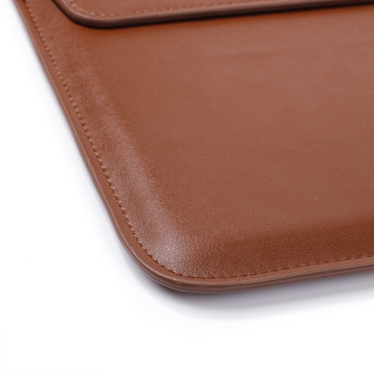 PU Leather Ultra-thin Envelope Bag Laptop Bag for MacBook Air / Pro 13 inch, with Stand Function(Pink) - Protective Bags by PMC Jewellery | Online Shopping South Africa | PMC Jewellery | Buy Now Pay Later Mobicred