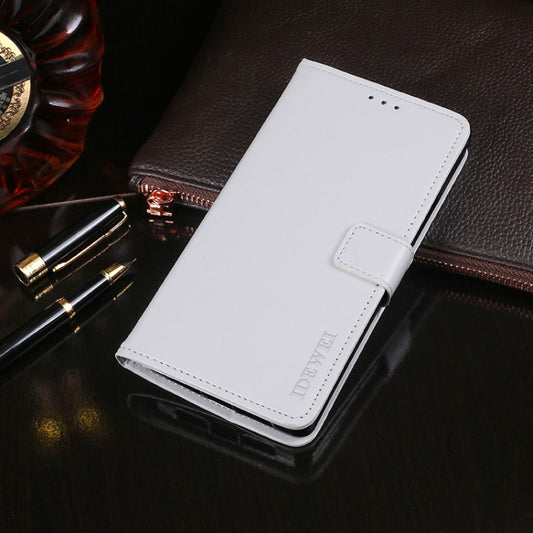 For Blackview BV5500 idewei Crazy Horse Texture Horizontal Flip Leather Case with Holder & Card Slots & Wallet(White) - More Brand by idewei | Online Shopping South Africa | PMC Jewellery | Buy Now Pay Later Mobicred