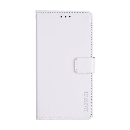 For Blackview BV9900 Pro idewei Crazy Horse Texture Horizontal Flip Leather Case with Holder & Card Slots & Wallet(White) - More Brand by idewei | Online Shopping South Africa | PMC Jewellery | Buy Now Pay Later Mobicred