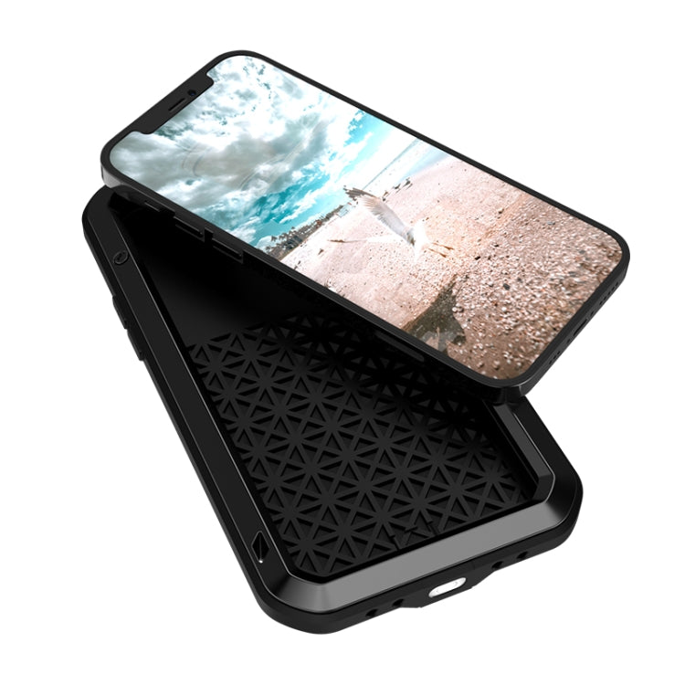 For iPhone 12 Pro LOVE MEI Metal Shockproof Life Waterproof Dustproof Protective Case(Yellow) - iPhone 12 / 12 Pro Cases by LOVE MEI | Online Shopping South Africa | PMC TechLife | Buy Now Pay Later Mobicred