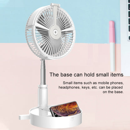 Humidifying and Moisturizing Spray Fan USB Charging Desktop Portable Folding Fan (Pink) - Electric Fans by PMC Jewellery | Online Shopping South Africa | PMC Jewellery | Buy Now Pay Later Mobicred