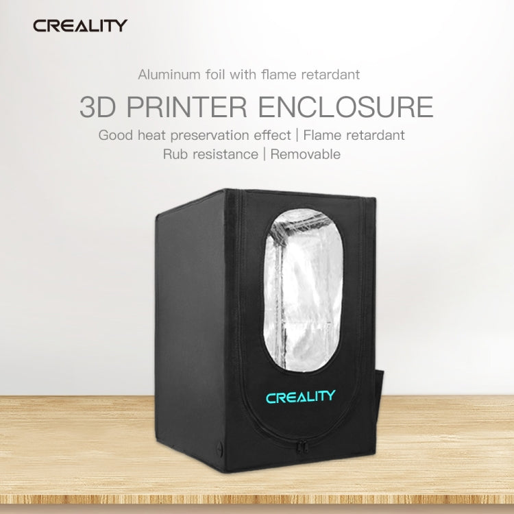 Creality 3D Printer Flame Retardant Aluminum Foil Cloth Protective Cover for Ender-3, Small Size: 72x60x48cm - Parts by Creality | Online Shopping South Africa | PMC Jewellery | Buy Now Pay Later Mobicred