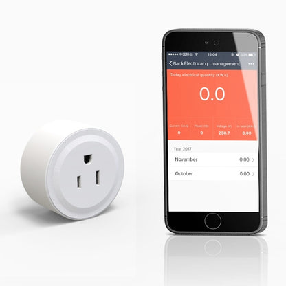 10A Smart WiFi Mini Plug APP Remote Control Timing Check Power Usage Smart Socket Works with Alexa & Google Home, AC 110V, US Plug - Smart Socket by PMC Jewellery | Online Shopping South Africa | PMC Jewellery | Buy Now Pay Later Mobicred