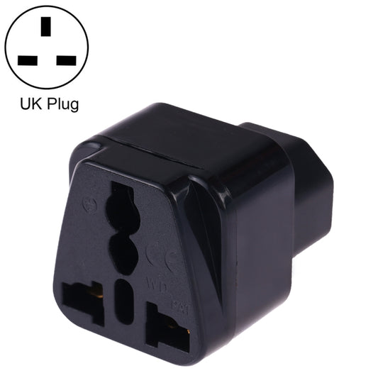 Portable Universal Socket to C14 Male Plug UPS PDU APC Computer Server Power Adapter Travel Charger (Black) - Plug Adaptor by PMC Jewellery | Online Shopping South Africa | PMC Jewellery