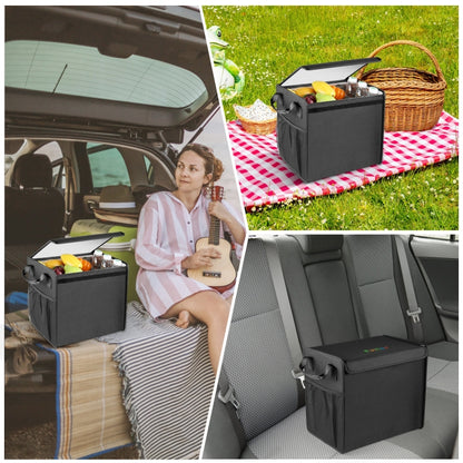 FunAdd Foldable Storage Fresh Box Vehicle Trunk Organizer Bag (Black) - Stowing Tidying by FunAdd | Online Shopping South Africa | PMC Jewellery | Buy Now Pay Later Mobicred