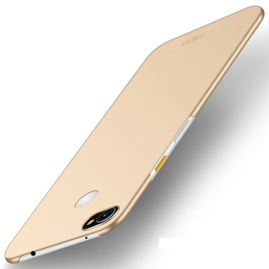 MOFI Frosted PC Ultra-thin Hard Case for Google Pixel 3A XL(Gold) - Google Cases by MOFI | Online Shopping South Africa | PMC Jewellery