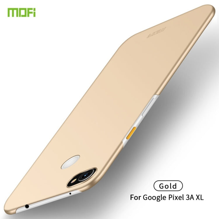 MOFI Frosted PC Ultra-thin Hard Case for Google Pixel 3A XL(Gold) - Google Cases by MOFI | Online Shopping South Africa | PMC Jewellery