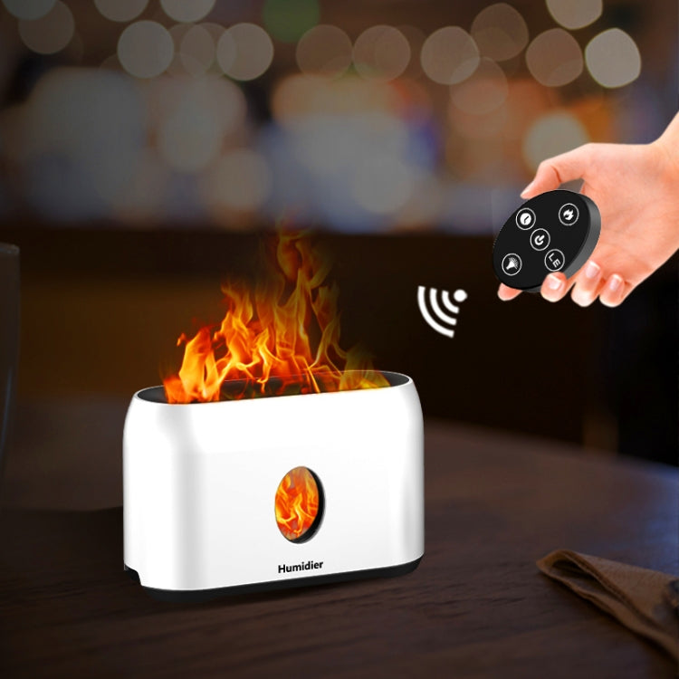 USB Simulation Flame Humidifier (Black) - free shipping - PMC TechLife - Order now!