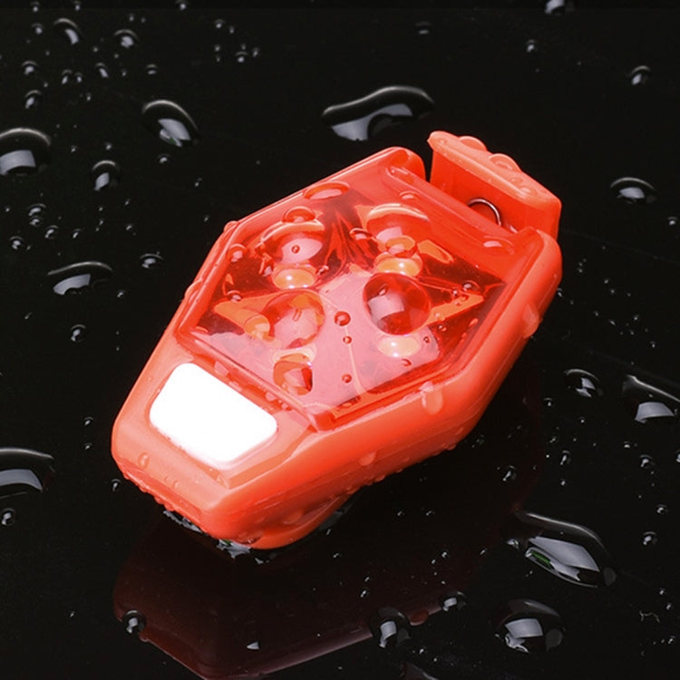 Multifunctional Outdoor Bicycling Running Warning Light Bicycle Taillight LED Back Clip Light(Red) - Taillights by PMC TechLife | Online Shopping South Africa | PMC TechLife | Buy Now Pay Later Mobicred