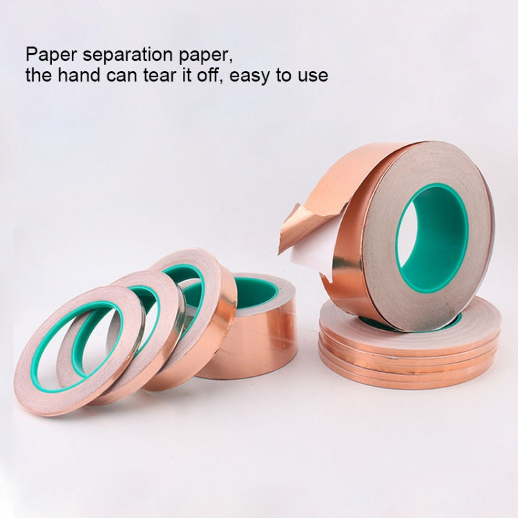 Pure Copper Double-sided Conductive Copper Foil Tape Signal Masking Tape, Size: 20m x 15mm - Tapes by PMC Jewellery | Online Shopping South Africa | PMC Jewellery