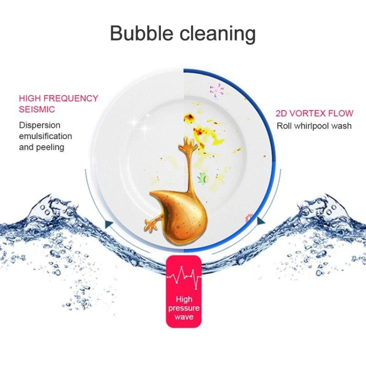 GYB001 Mini-ultrasonic Dishwasher Portable USB Charging Fruit Cleaner, Neutral Packaging(Blue) - free shipping - PMC TechLife - Order now!