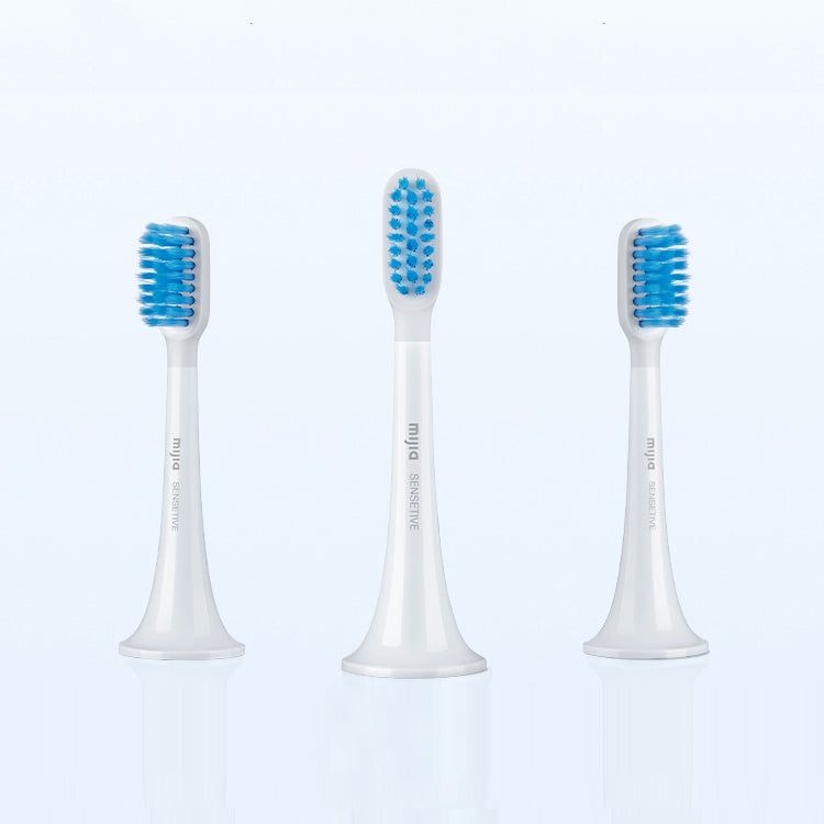 3 PCS Original Xiaomi Mijia Electric Toothbrush Heads Replacement Oral Health Care (Sensitive Type)(White) - Replacement Brush Heads by Xiaomi | Online Shopping South Africa | PMC Jewellery | Buy Now Pay Later Mobicred