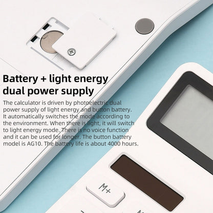 Original Xiaomi Youpin LEMO Rice Calculator 12-bit LED Display ABS Material 6 Degree Angle(White) - Calculator by Xiaomi | Online Shopping South Africa | PMC Jewellery
