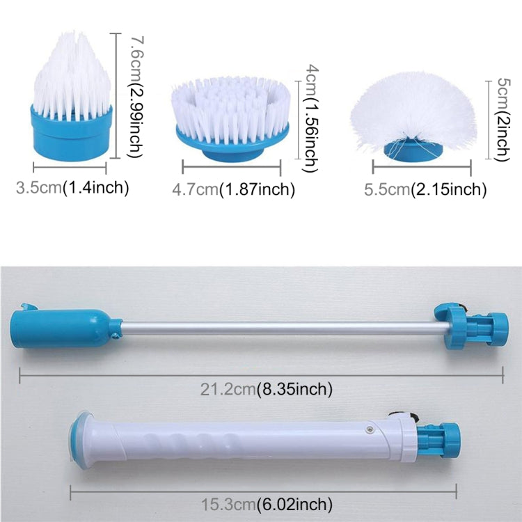 Multi-function Tub and Tile Scrubber Cordless Power Spin Scrubber Power Cleaning Brush Set for Bathroom Floor Wall, AU Plug - Cleaning Tools by PMC TechLife | Online Shopping South Africa | PMC TechLife | Buy Now Pay Later Mobicred