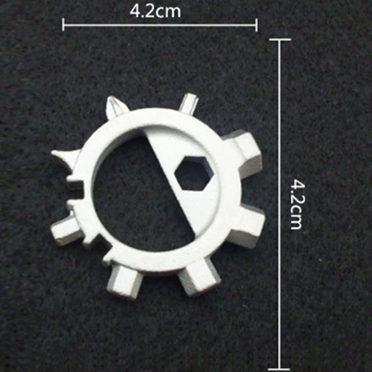 Multi-function Portable Outdoor Key Chain Screwdriver Bicycle Repair Tools(Black) - Emergency Tools by PMC TechLife | Online Shopping South Africa | PMC TechLife | Buy Now Pay Later Mobicred