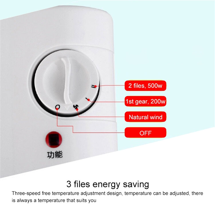 Mini Shaking Head Radiator Warmer Electric Heater Warm Air Blower (White) - Electric Heaters by PMC Jewellery | Online Shopping South Africa | PMC Jewellery | Buy Now Pay Later Mobicred