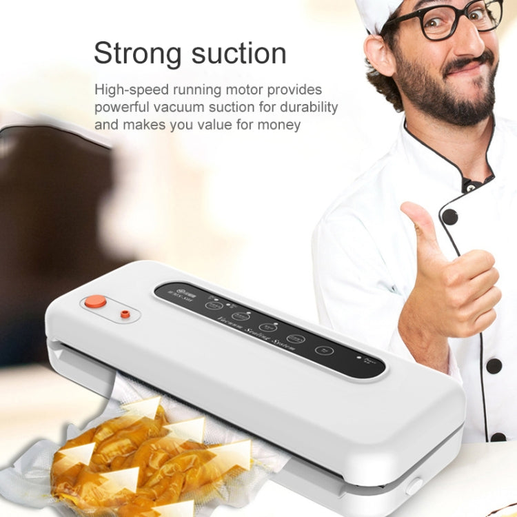Household Commercial Food Vacuum Plastic Packaging Machine Sealer Closer Machine, UK Plug(Black) - Preservation Supplies by PMc TechLife | Online Shopping South Africa | PMc TechLife | Buy Now Pay Later Mobicred