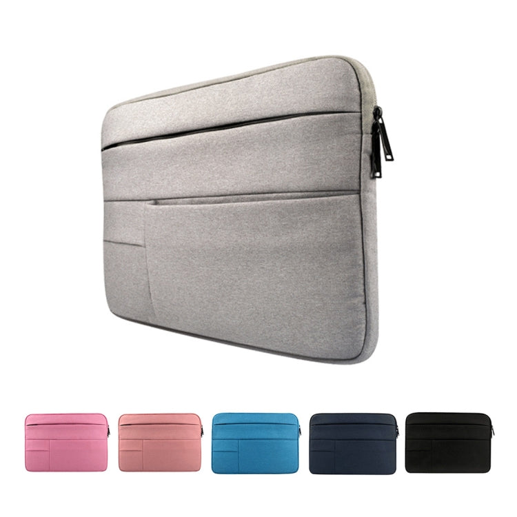 Universal Multiple Pockets Wearable Oxford Cloth Soft Portable Leisurely Laptop Tablet Bag, For 15.6 inch and Below Macbook, Samsung, Lenovo, Sony, DELL Alienware, CHUWI, ASUS, HP (Grey) - 15.6 - 17 inch by PMC Jewellery | Online Shopping South Africa | PMC Jewellery | Buy Now Pay Later Mobicred