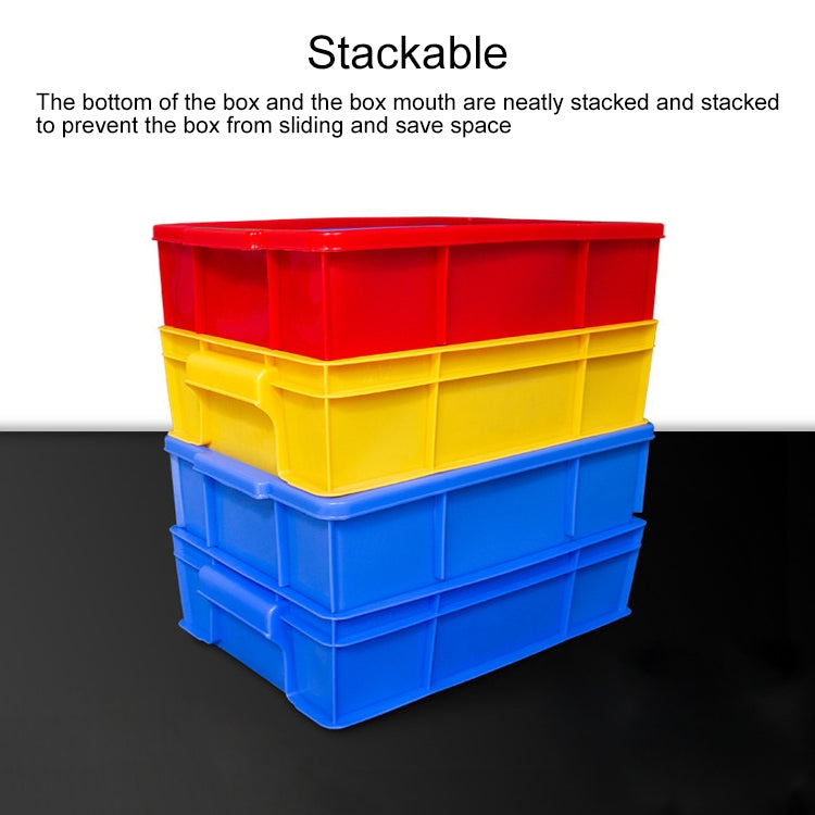 Thick Multi-function Material Box Brand New Flat Plastic Parts Box Tool Box, Size: 30.2cm x 20.9cm x 8.3cm(Yellow) - Storage Bags & Boxes by PMC TechLife | Online Shopping South Africa | PMC TechLife | Buy Now Pay Later Mobicred