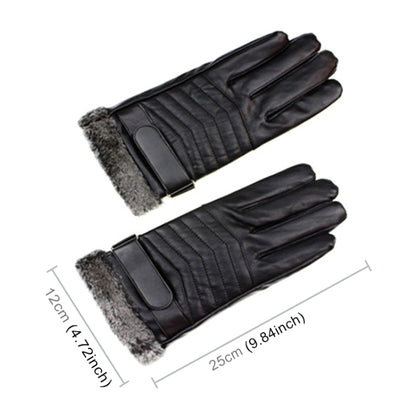 Protective Riding Winter Outdoor Sports Touch Screen Thickened Splashproof Windproof Warm Polyester Gloves for Male - Locomotive Gloves by PMC Jewellery | Online Shopping South Africa | PMC Jewellery