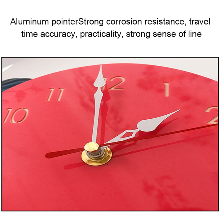 Ice Cream Styling Decorative Wall Clock (Black) - Wall Clock by PMc TechLife | Online Shopping South Africa | PMc TechLife | Buy Now Pay Later Mobicred