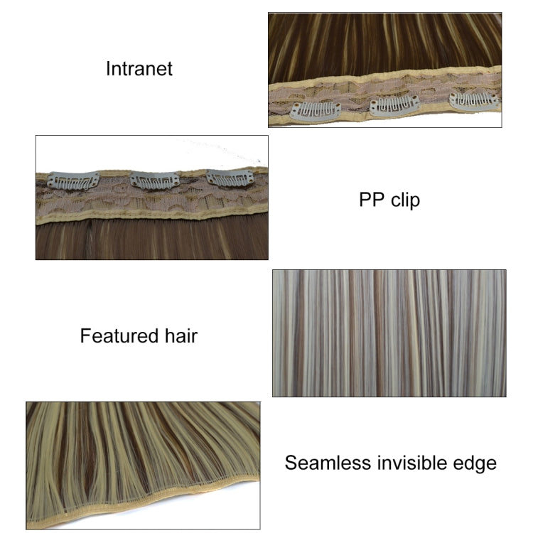 10# One-piece Seamless Five-clip Wig Long Straight Wig Piece - free shipping - PMC TechLife - Order now!