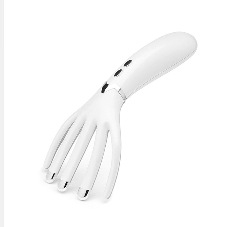 Mini Portable Rechargeable Multifunctional Head Massager Massage Comb (White) - free shipping - PMC TechLife - Order now!