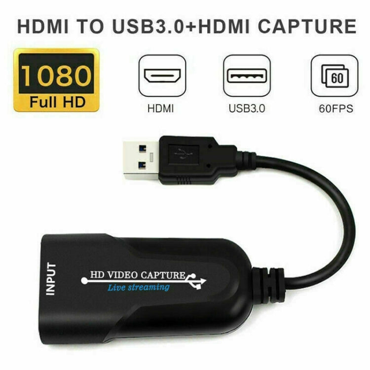 K004 HDMI to USB 3.0 UVC HD Video Capture (Black) - Video Capture Solutions by PMC Jewellery | Online Shopping South Africa | PMC Jewellery | Buy Now Pay Later Mobicred