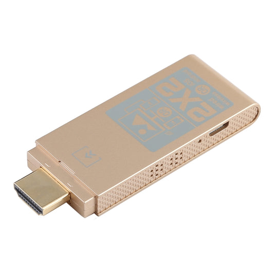 2 Systems x 2 Modes Super Dongle Wire and Wireless HDMI HDTV Mirror Adapter for Android, iOS (Gold) - Wireless Display Dongle by PMC Jewellery | Online Shopping South Africa | PMC Jewellery | Buy Now Pay Later Mobicred