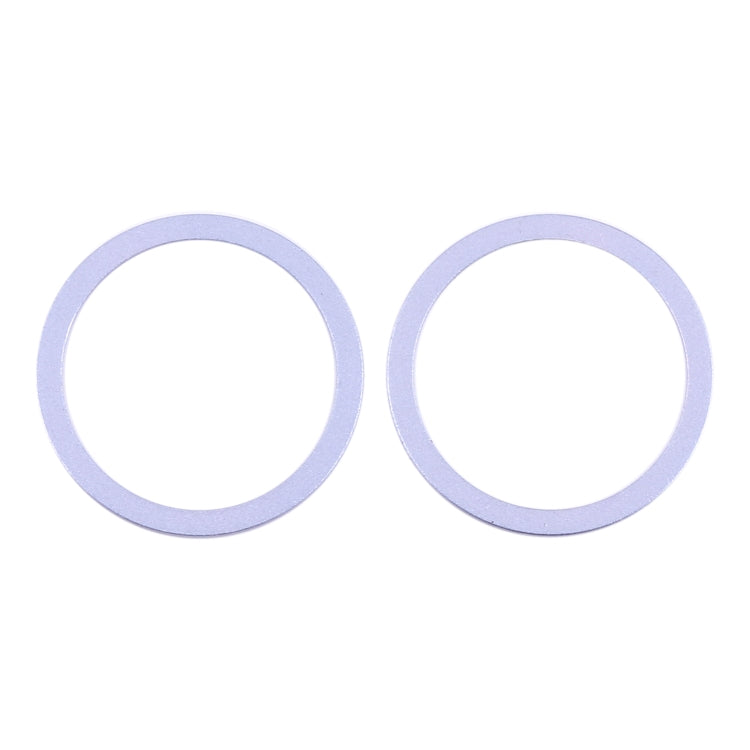 2 PCS Rear Camera Glass Lens Metal Protector Hoop Ring for iPhone 12(Purple) - free shipping - PMc TechLife - Order now!