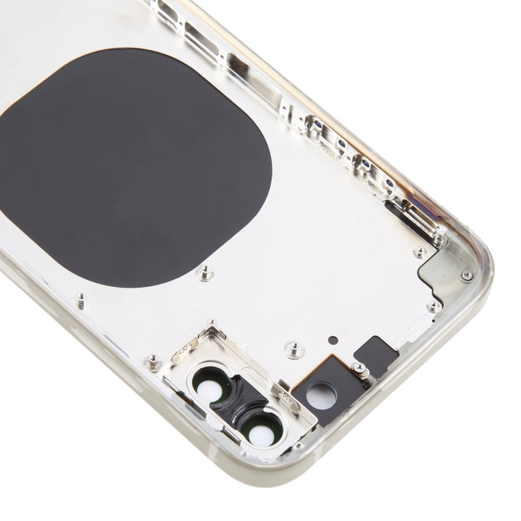 Back Cover with Appearance Imitation of iP15 Pro for iPhone XS(Titanium) - Back Cover by PMC Jewellery | Online Shopping South Africa | PMC Jewellery | Buy Now Pay Later Mobicred