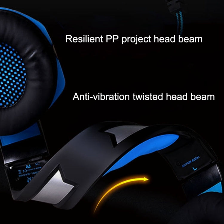 KOTION EACH G2000 Stereo Bass Gaming Headphone with Microphone & LED Light, For PS4, Smartphone, Tablet, Computer, Notebook - free shipping - PMC Jewellery - Order now!