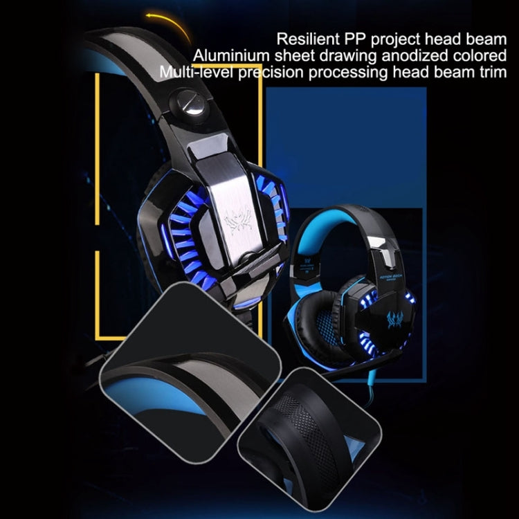 KOTION EACH G2000 Stereo Bass Gaming Headphone with Microphone & LED Light, For PS4, Smartphone, Tablet, Computer, Notebook - free shipping - PMC Jewellery - Order now!