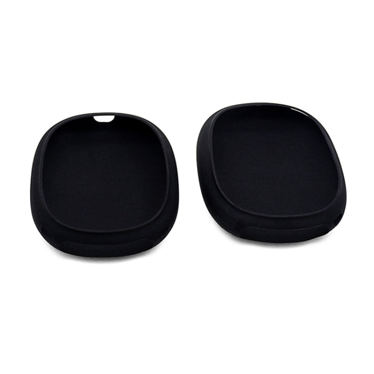 A Pair Full Coverage Anti-scratch Silicone Headphone Protective Case for AirPods Max(Black) - For AirPods Max by PMC Jewellery | Online Shopping South Africa | PMC Jewellery