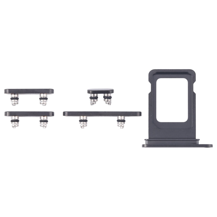 For iPhone 16 Pro Max Original SIM Card Tray + Side Keys (Black) - Others by PMC Jewellery | Online Shopping South Africa | PMC Jewellery | Buy Now Pay Later Mobicred