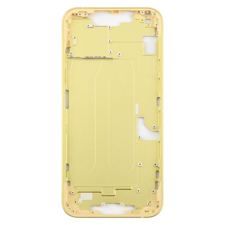 For iPhone 14 Plus Middle Frame Bezel Plate (Yellow) - Others by PMc TechLife | Online Shopping South Africa | PMc TechLife | Buy Now Pay Later Mobicred