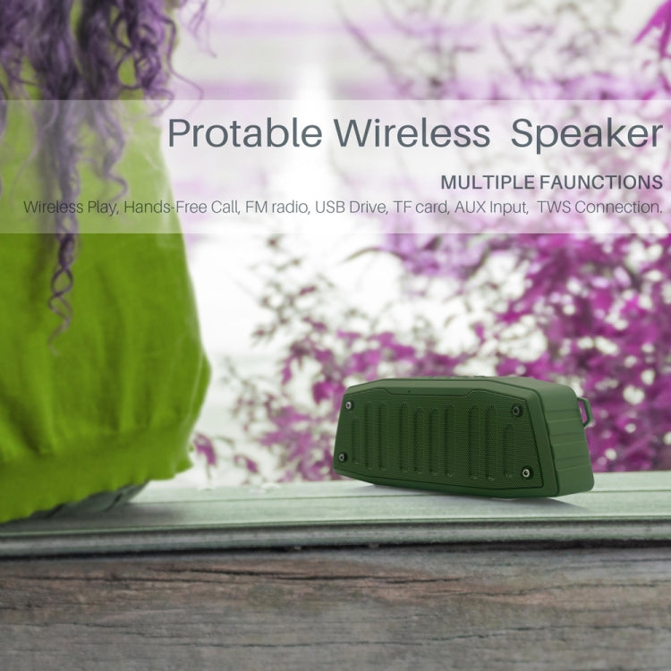 NewRixing NR-4019 Outdoor Portable Bluetooth Speaker with Hands-free Call Function, Support TF Card & USB & FM & AUX (Red) - Desktop Speaker by NewRixing | Online Shopping South Africa | PMC Jewellery | Buy Now Pay Later Mobicred