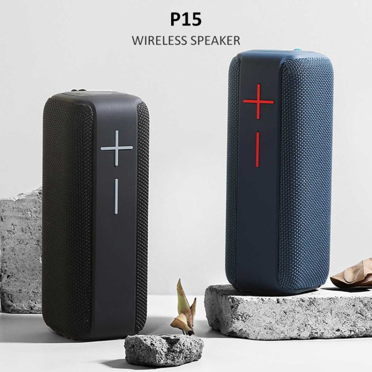 HOPESTAR P15 Portable Outdoor Waterproof Wireless Bluetooth Speaker, Support Hands-free Call & U Disk & TF Card & 3.5mm AUX (Red) - Desktop Speaker by HOPESTAR | Online Shopping South Africa | PMC Jewellery | Buy Now Pay Later Mobicred