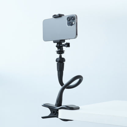 Flexible Arm Desktop Rod Action Camera Phone Holder Stand(Black) - Holder by PMC Jewellery | Online Shopping South Africa | PMC Jewellery | Buy Now Pay Later Mobicred