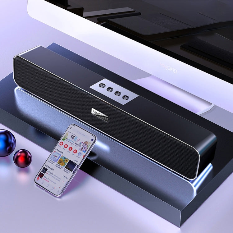 YINDIAO A36 Bluetooth 5.0 Smart Subwoofer Computer Wireless Bluetooth Speaker, Bluetooth Upgrade Version(Black) - free shipping - PMC Jewellery - Order now!