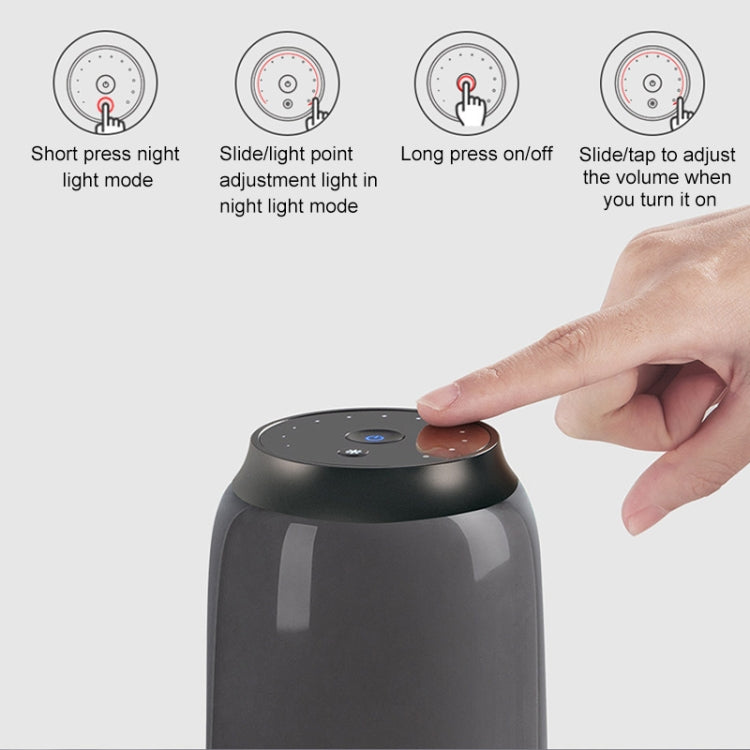 Original Xiaomi Youpin V03 Wireless Bluetooth Speaker with Colorful Light, Support Hands-free / AUX(White) - free shipping - PMC Jewellery - Order now!